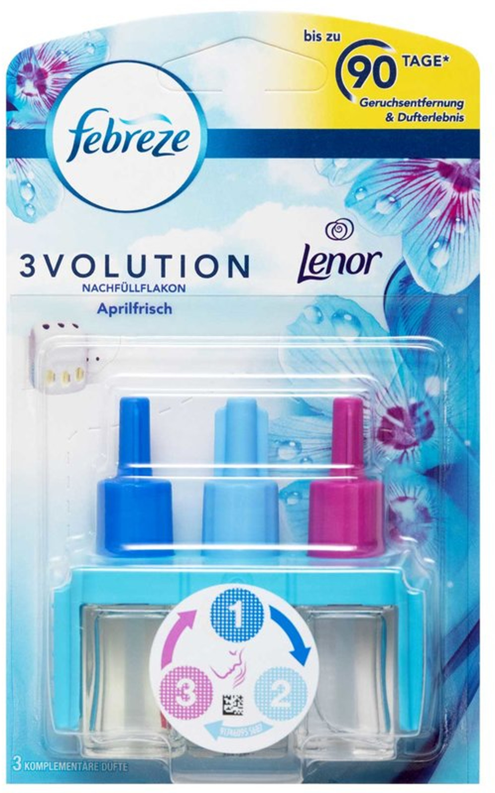 Febreze Duftstecker 3Volution Nachfüllpack Lenor Aprilfrisch 