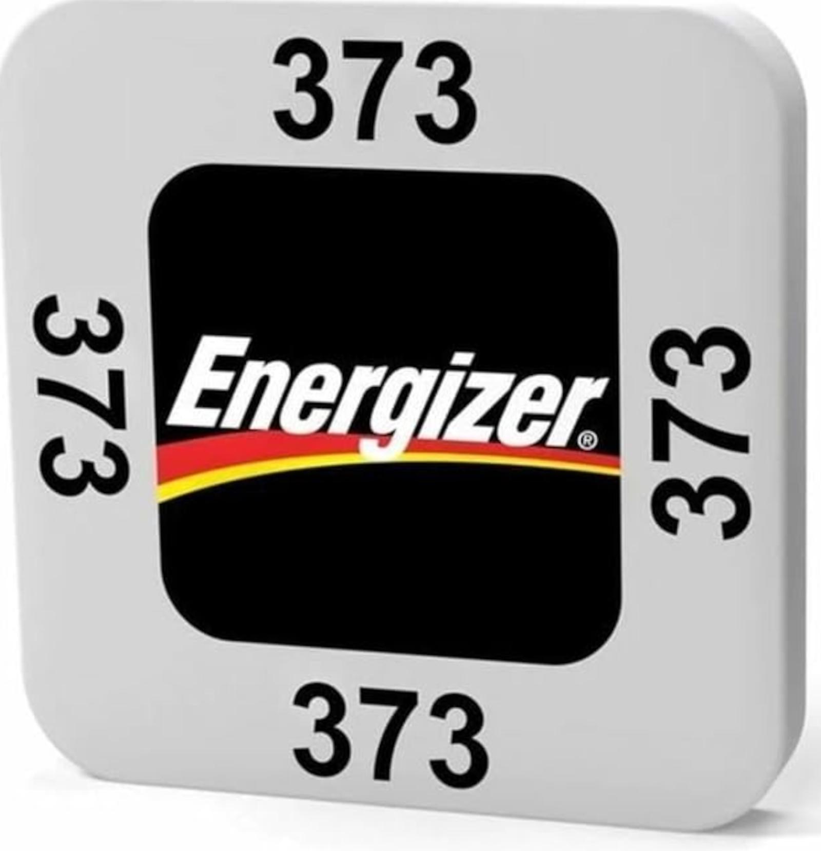 Energizer Uhrenbatterie 373 SR916SW / SR68 1,55V E301538303 Silberoxid Uhrenknopfzelle in 1er-Miniblister E301538303