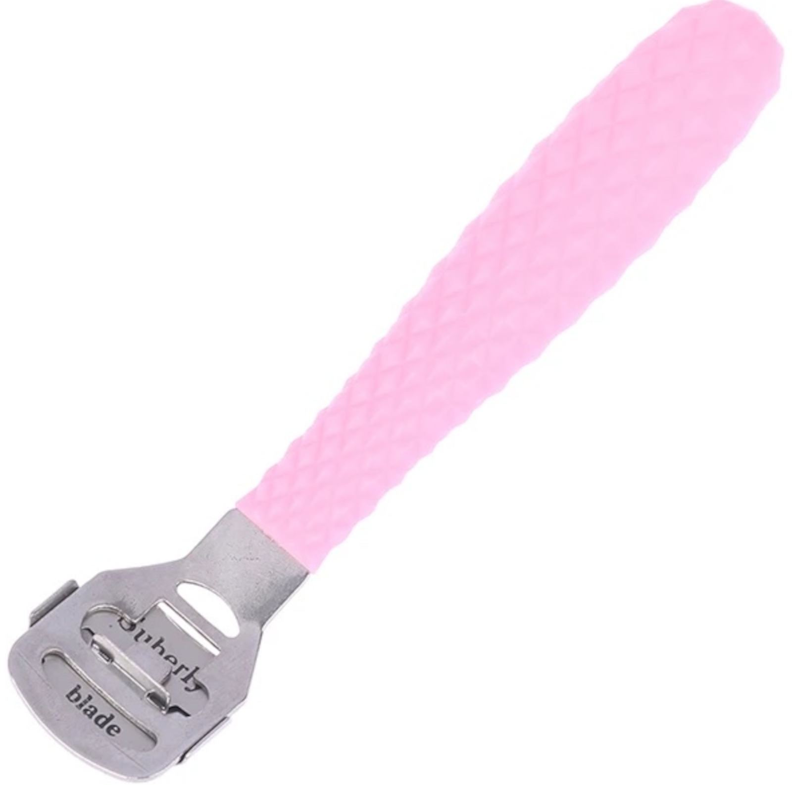 EWANTO Hornhautentferner Hornhauthobel Hornhautraspel Hornhautfeile für Fußpflege Pediküre Hornhautmesser Pink HNP-02