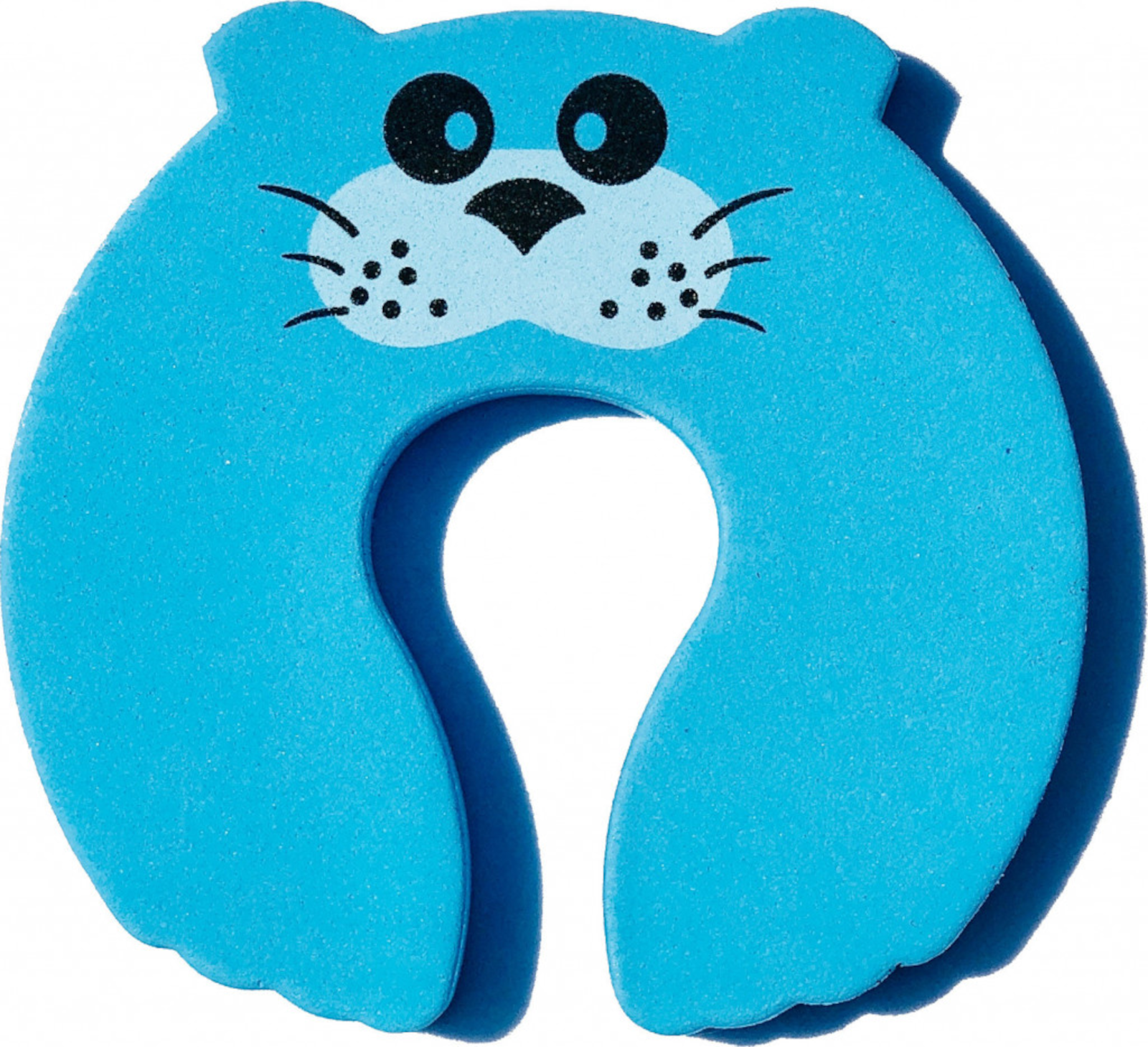 EWANTO Türstopper Seehund für Kinder und Haustiere aus Schaumstoff Finger Fensterstopper Einklemmschutz Kindersicherung TSB-01