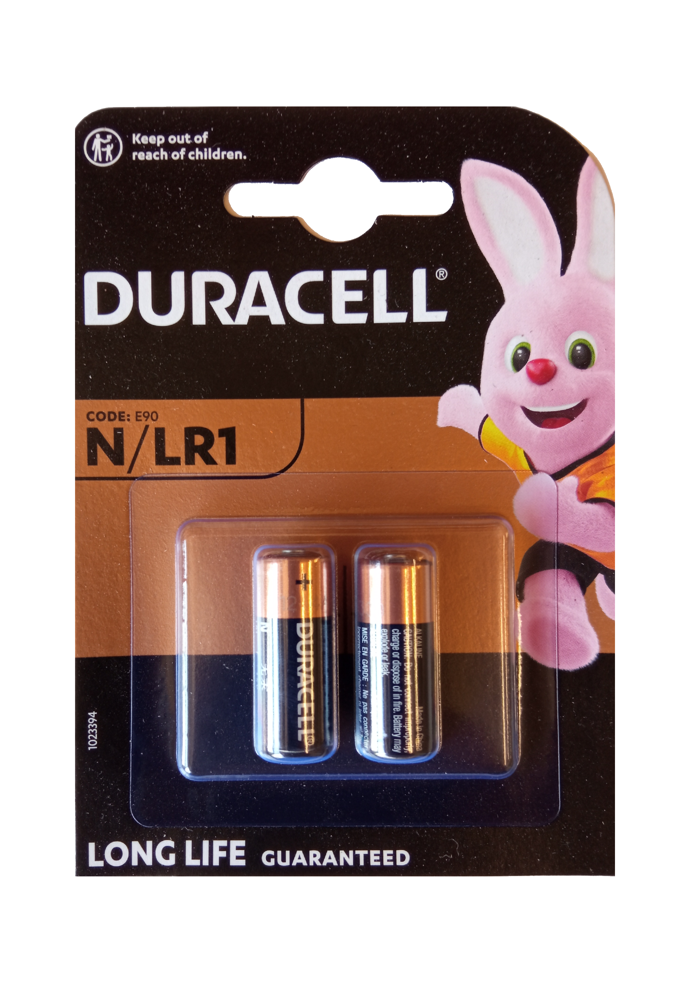 Duracell Specialty Lady N Alkaline Batterien 1,5 V LR1 E90 2er Blister MN9100
