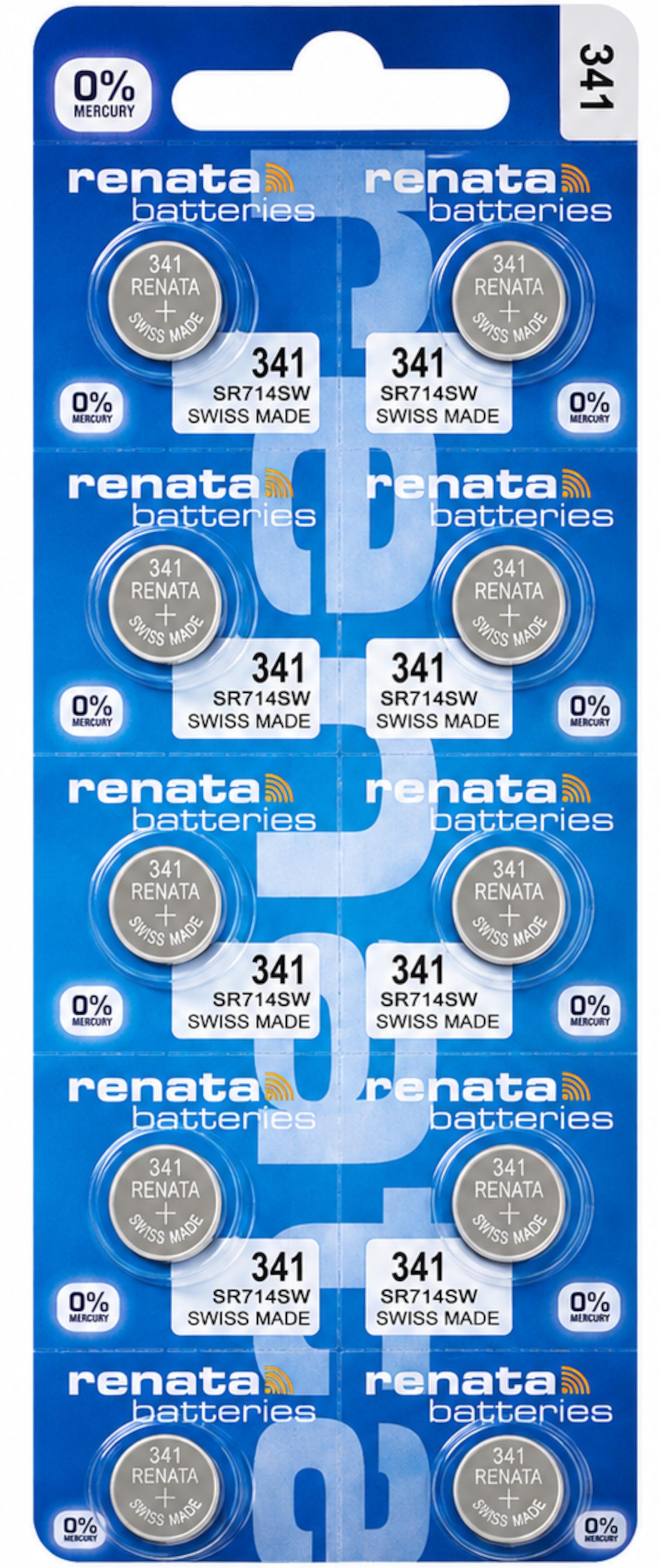 Renata 341 / SR714SW 10er Blister 341
