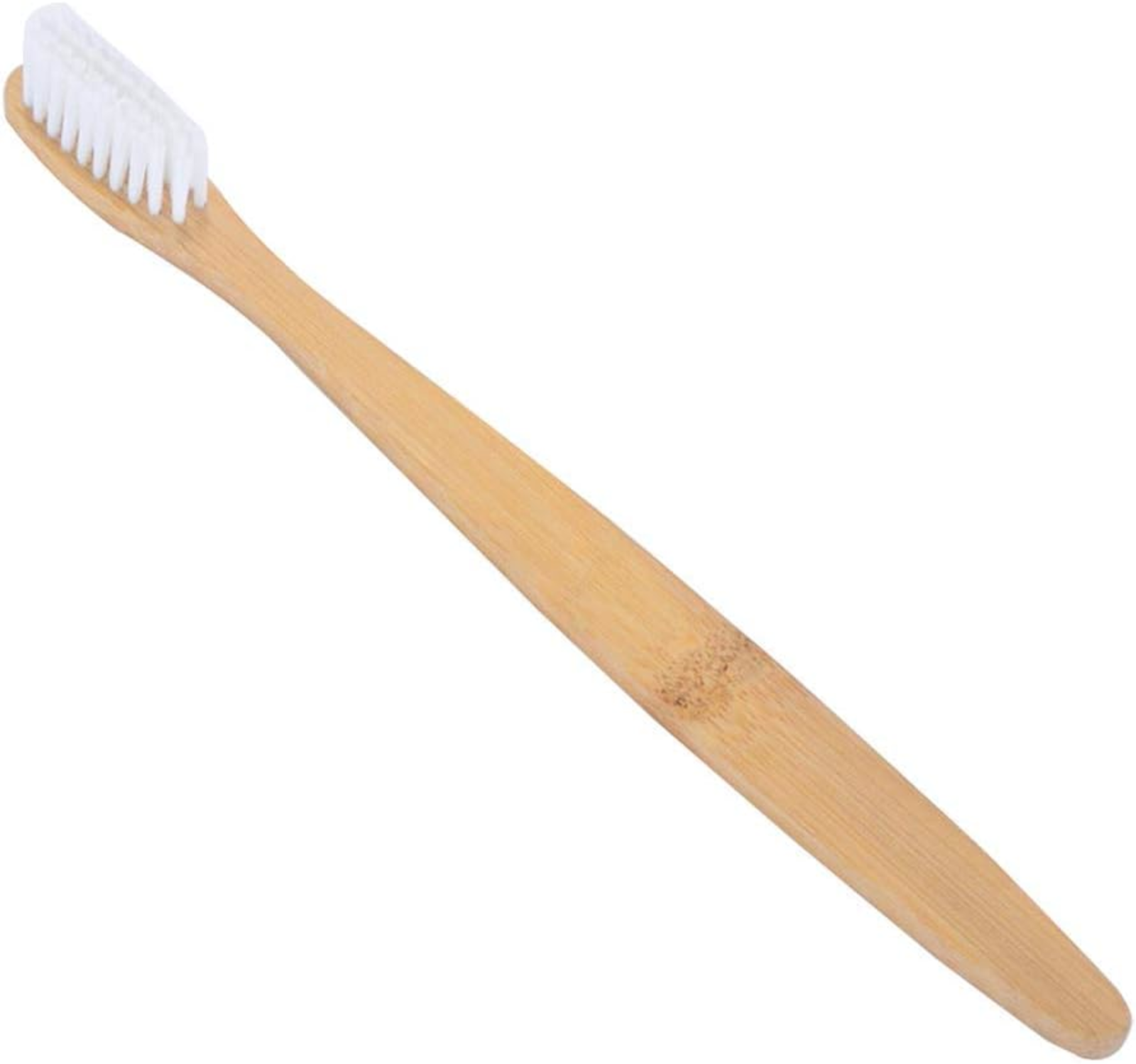 EWANTO Bambus Zahnbürste Weiß Nachhaltig biologisch abbaubar natürlich und vegan für Erwachsene und Kinder ZBGW-01