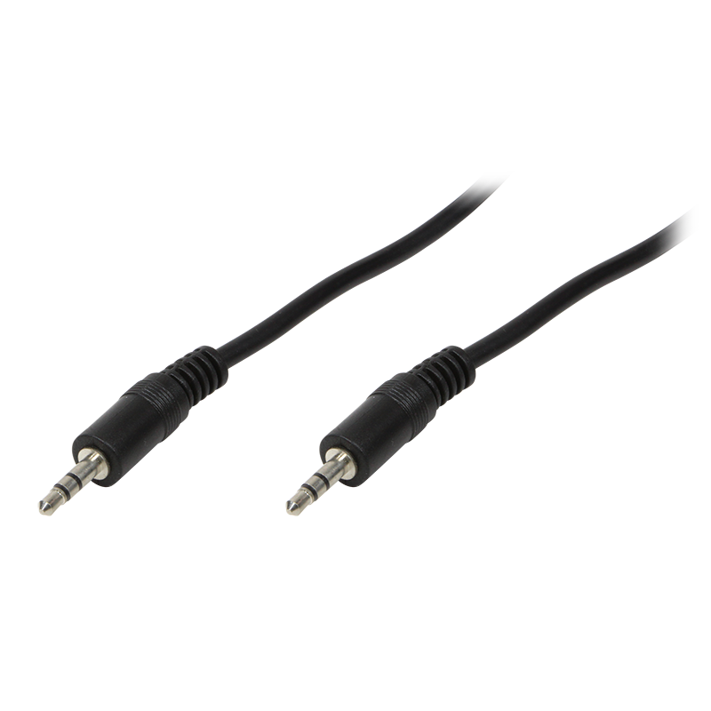 LogiLink Audio Kabel 2m 2x3,5mm male stereo CA1050
