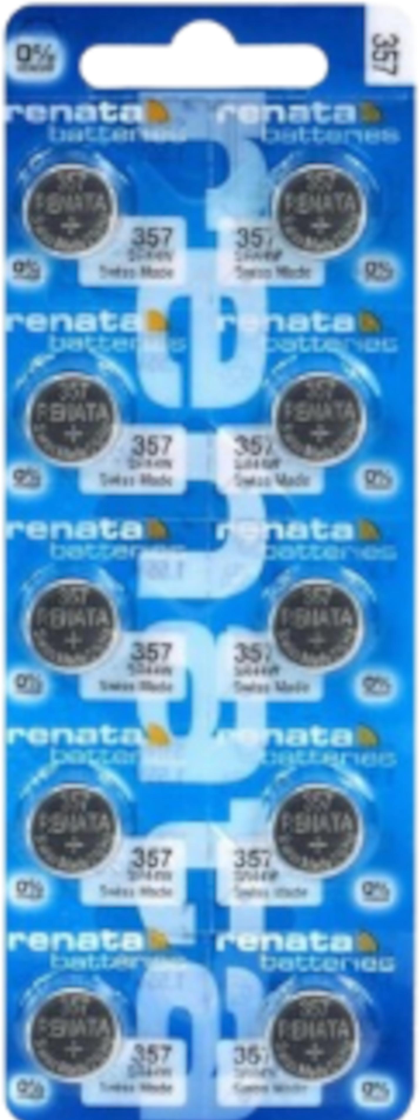 Renata 357 / SR44W 10er Blister 357