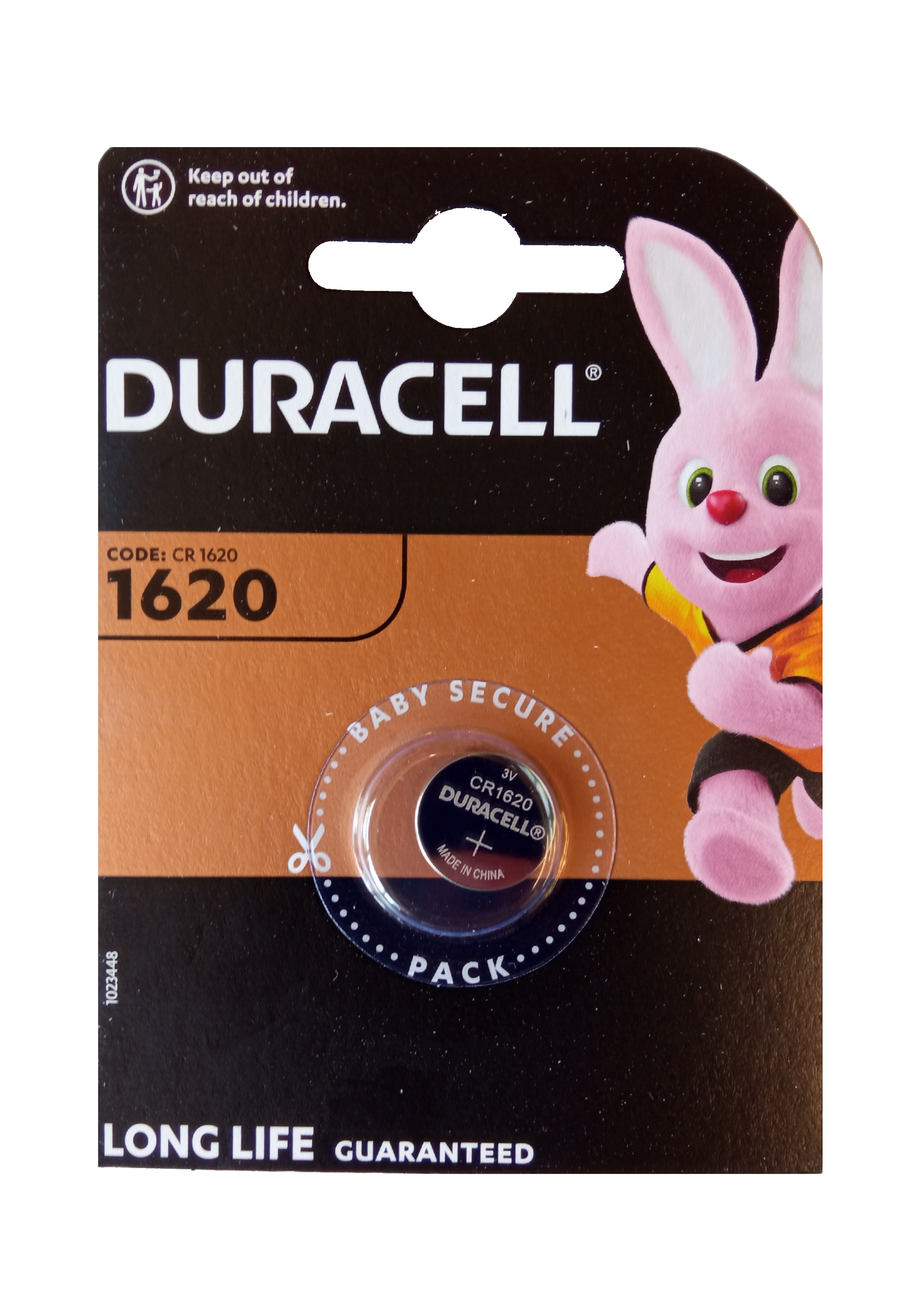 Duracell CR1620 1er Blister 3V Knopfzelle Batterie DL1620