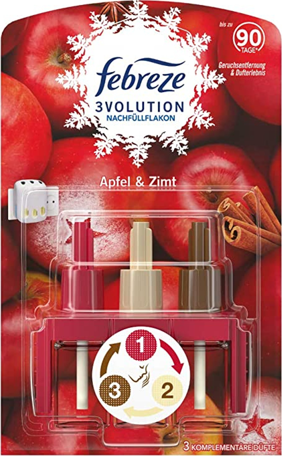 Febreze Duftstecker 3Volution Nachfüllpack Apfel & Zimt 