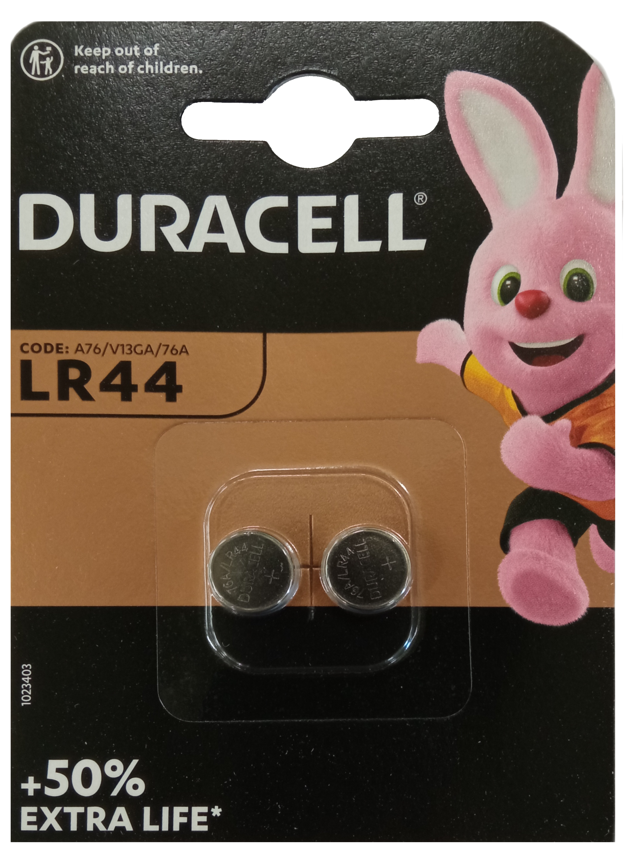 Duracell G13 V13GA 2er Blister LR44 Batterie Knopfzelle 76A LR1154 357A GPA76 AG13 LR44/A76