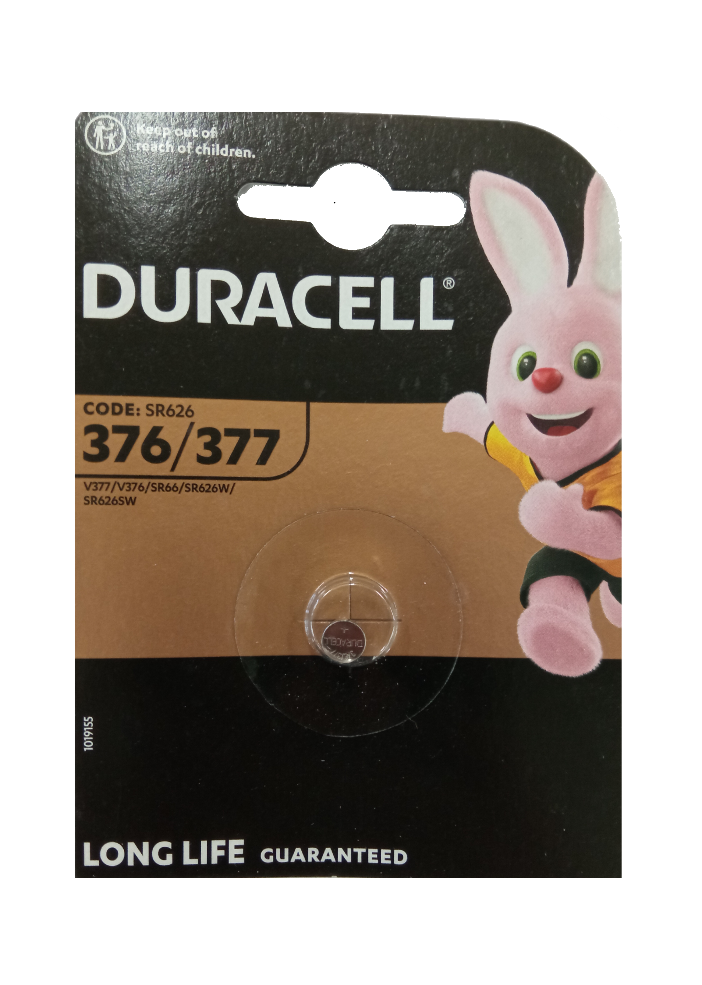Duracell Specialty 377 Silberoxid-Knopfzellen 1,55 V Uhrenbatterie Knopfzelle 1er Blister D377