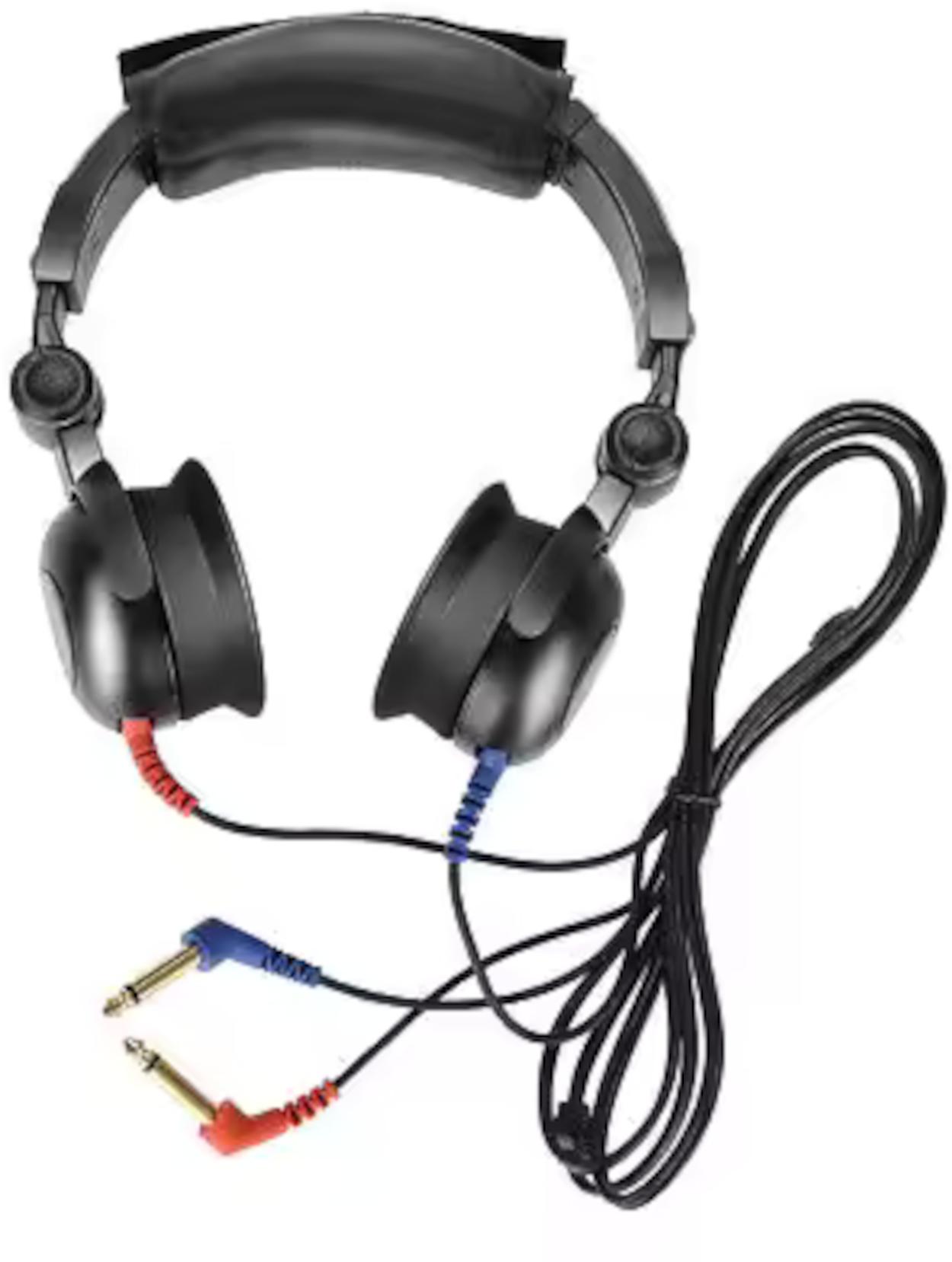 EWANTO Kopfhörer für Amplivox etc. Audiometer-Kopfhörer, Professioneller Hochempfindlicher Audio-metrischer Hörscreening-Kopfhörer-Luftleitungs-Audiometer-Intelligenter Hörtester Schwarz 03029 TDH39