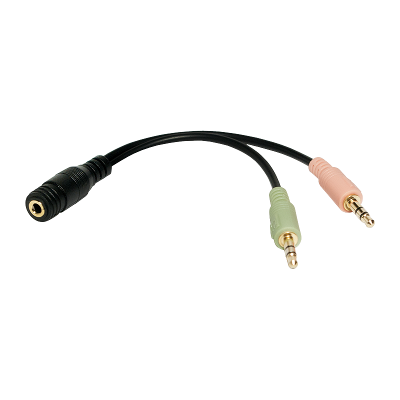 LogiLink Audio adapter 3.5 stereo 4p. female to 2 x 3.5 stereo male CA0020