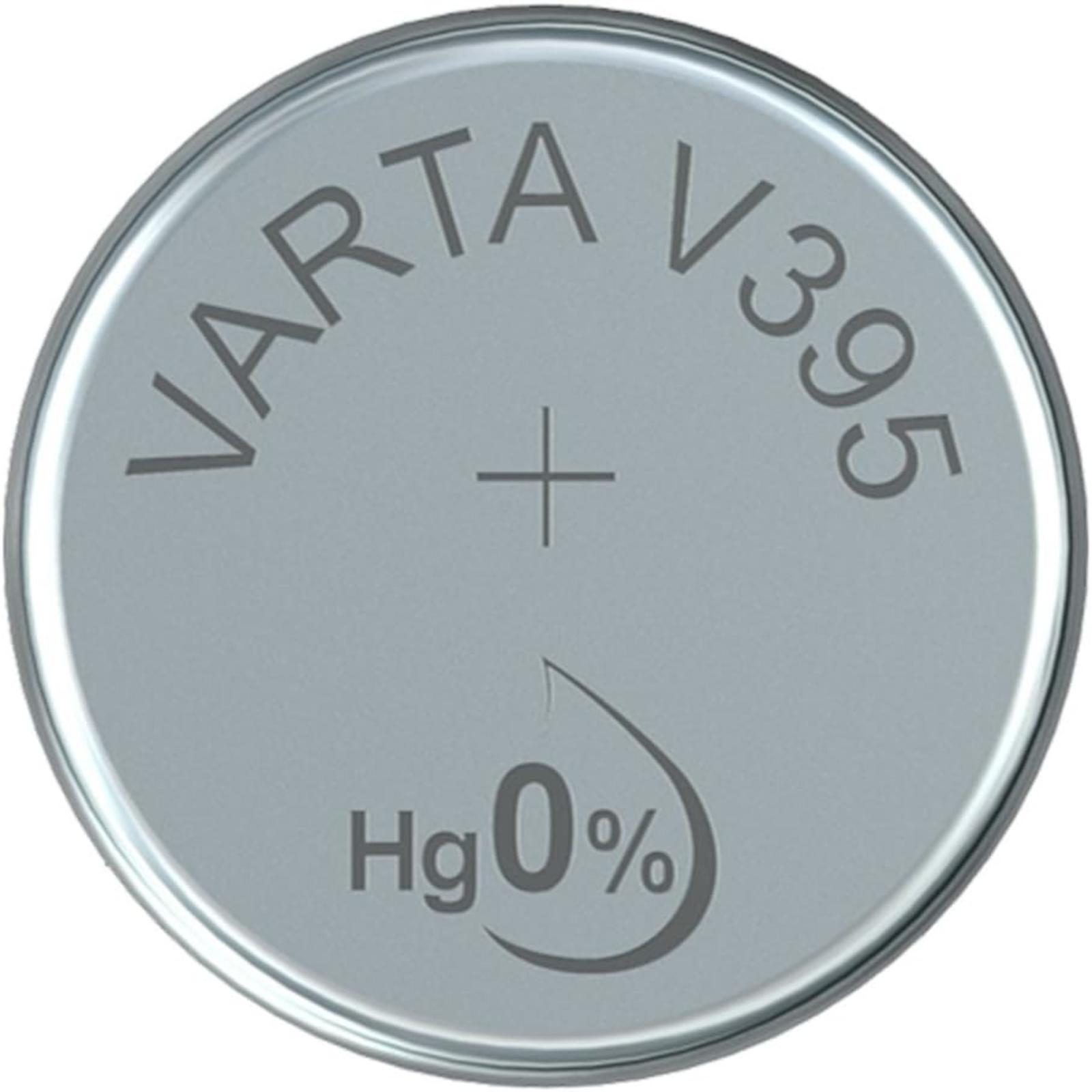 Varta Watch V 395 Uhrenzelle Knopfzelle SR927SW V395 42mAh 1,55 V Silber-Oxid Bulk V 395