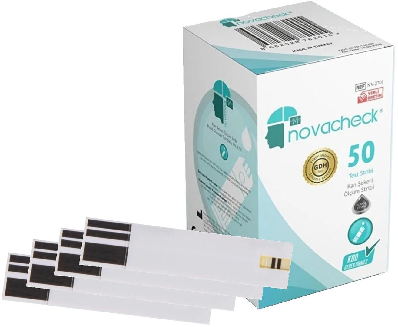 EWANTO 50x Blutzuckerteststreifen Blutentnahme für Diabetiker Diabetes Selbstkontrolle Blutzuckermessung Blut GDH-FAD Enzym-Komplex Glukosetest APBS-002