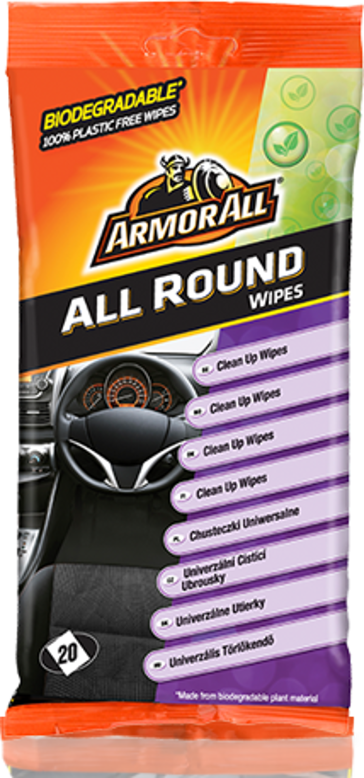 ARMOR ALL Polsterreiniger-Tücher 20 Stück 