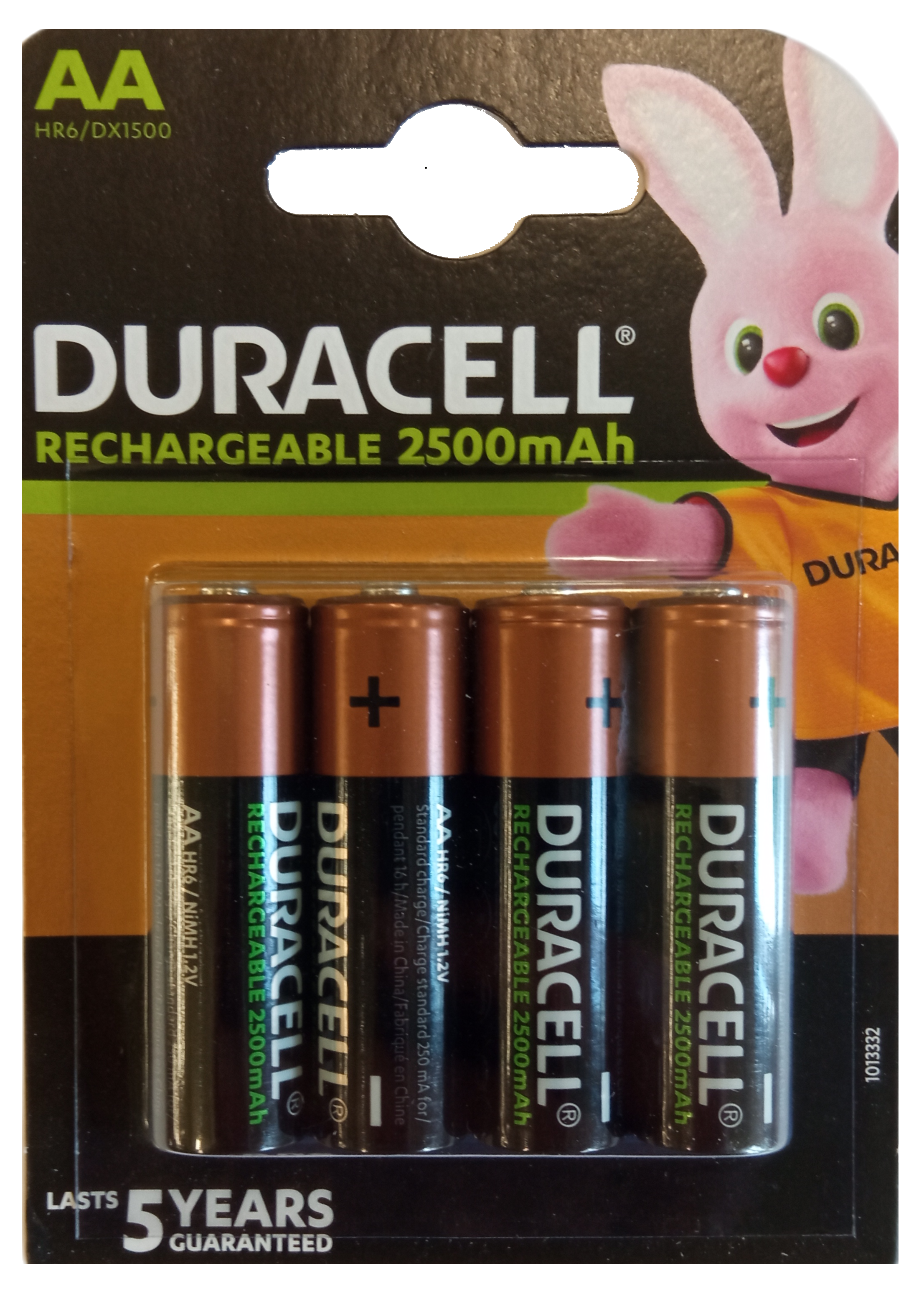 Duracell Recharge Ultra Akku AA HR06 2500 mAh vorgeladen 4er Blister Mignon DX1500