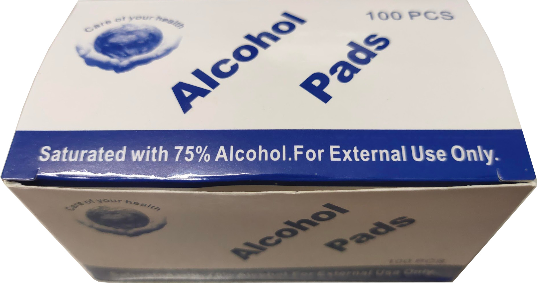 EWANTO 100er Packung Desinfektionstücher, Reinigungstücher mit 75 % Alkohol Tupfer, cleaning wipe for external use with alcohol pads, Alkohol Tupfer, wie B Braun HA-05