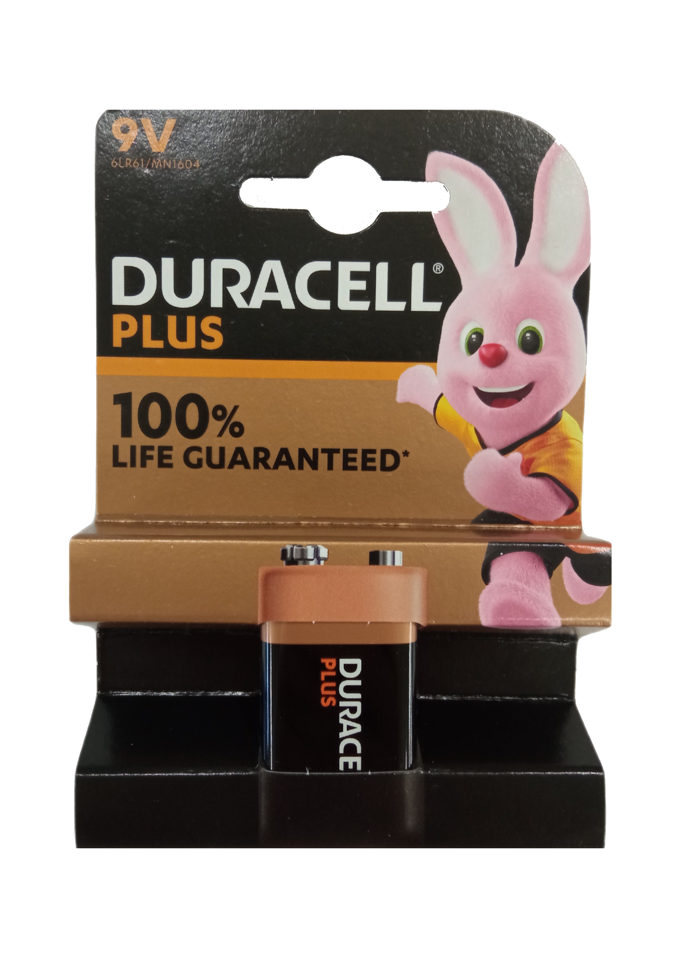 Duracell Plus Power 9V Block 1er Blister Alkaline Batterie MN1604 6LR61 6LP3146