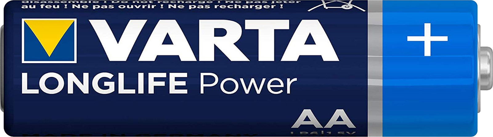 Varta 1 Zelle Longlife Power AA Mignon Alkaline Batterie ehem. High Energy Bulk 4906