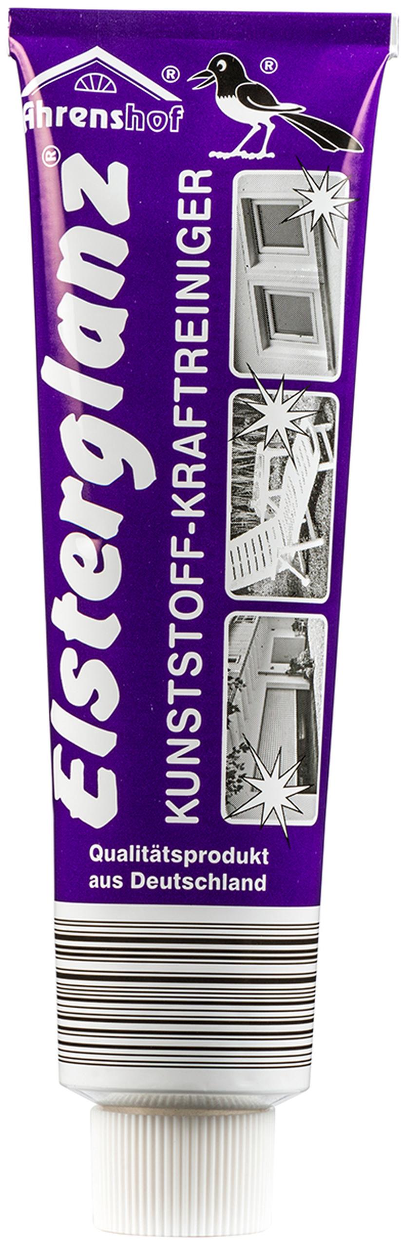 Ahrenshof Elsterglanz Kunststoffreiniger für Gartenmöbel Fenster Türrahmen Rolltore und Rollladen 150 ml Polierpaste 