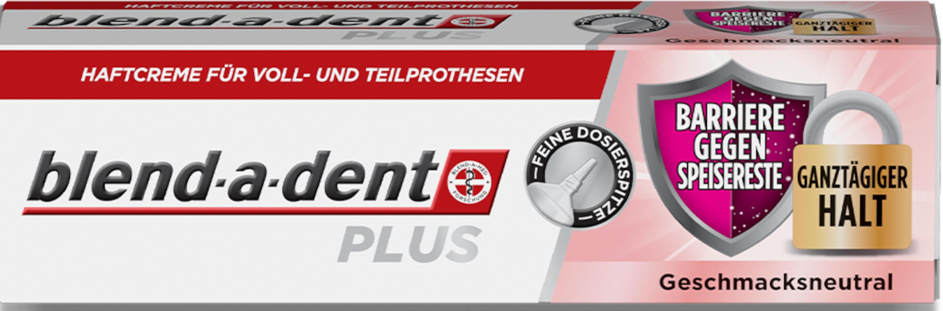 blend-a-dent b-a-d Barriere gegen Speisereste ganztägiger Halt Geschmacksneutral Frische