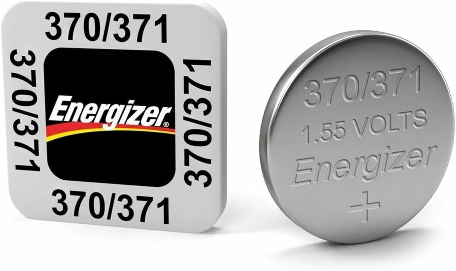 Energizer 371/370 Uhrenbatterie  40mAh 1,55V 1er Blister SR920W SR920SW SR69 Silver Oxid Batterie E301538203