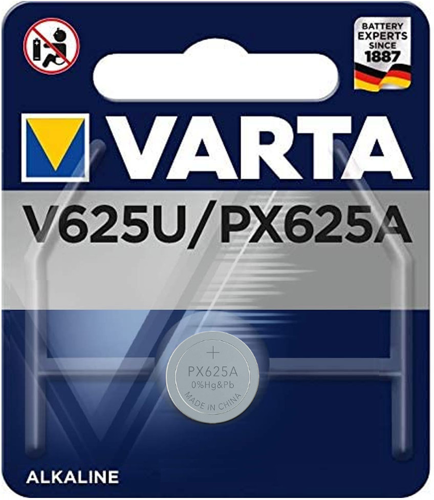 Varta Alkaline Special V625U/PX625A 1,5V LR9 Alkaline Spezialbatterie im 1er Blister 4626