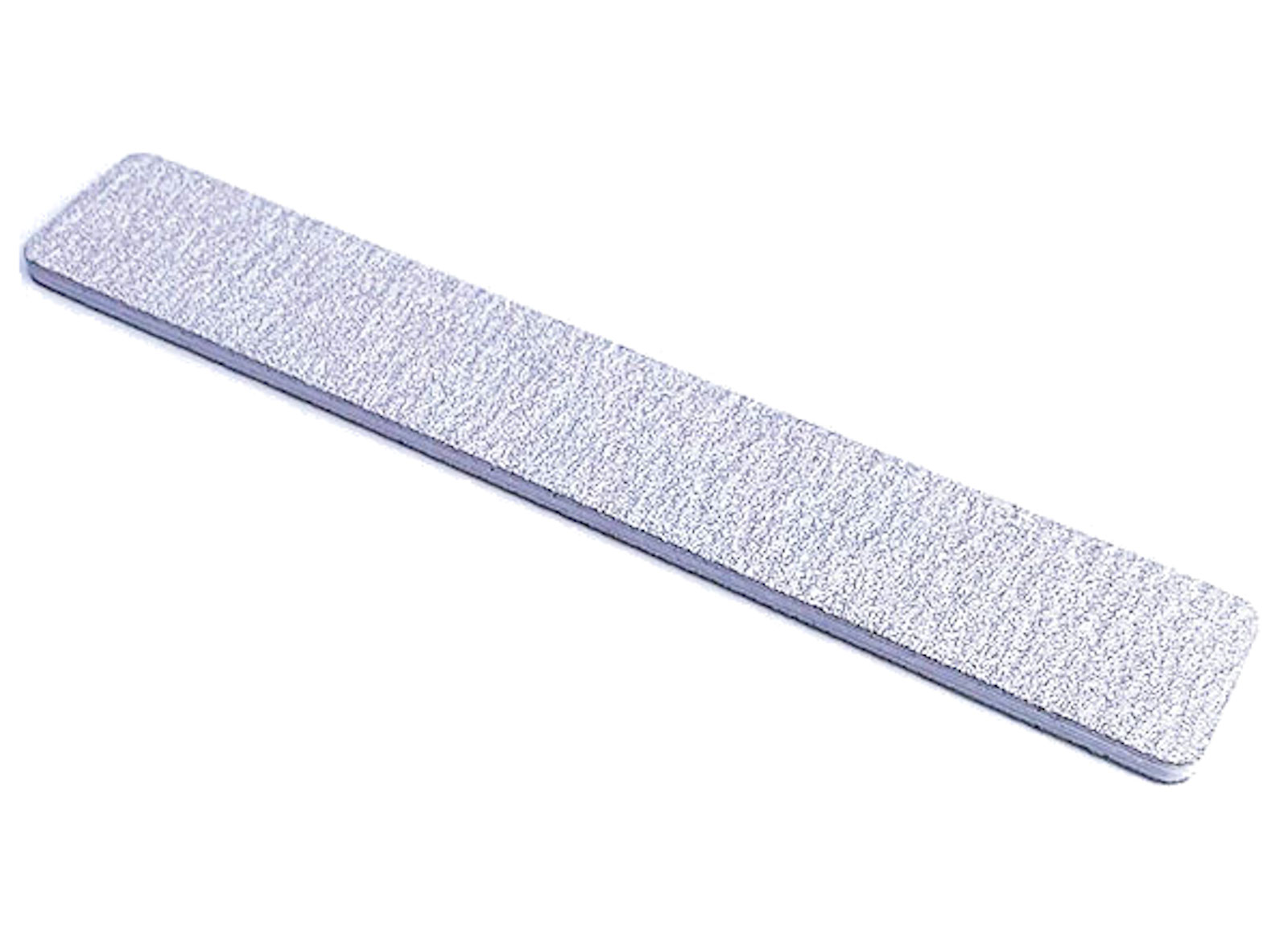 EWANTO Nagelfeile doppelseitig Rechteck Form 179 mm x 29 mm x 5 mm waschbar 100/180 Körnung Farbe Grau Rosa Maniküre Feile für Nagelpflege von Fingernägeln HH-23
