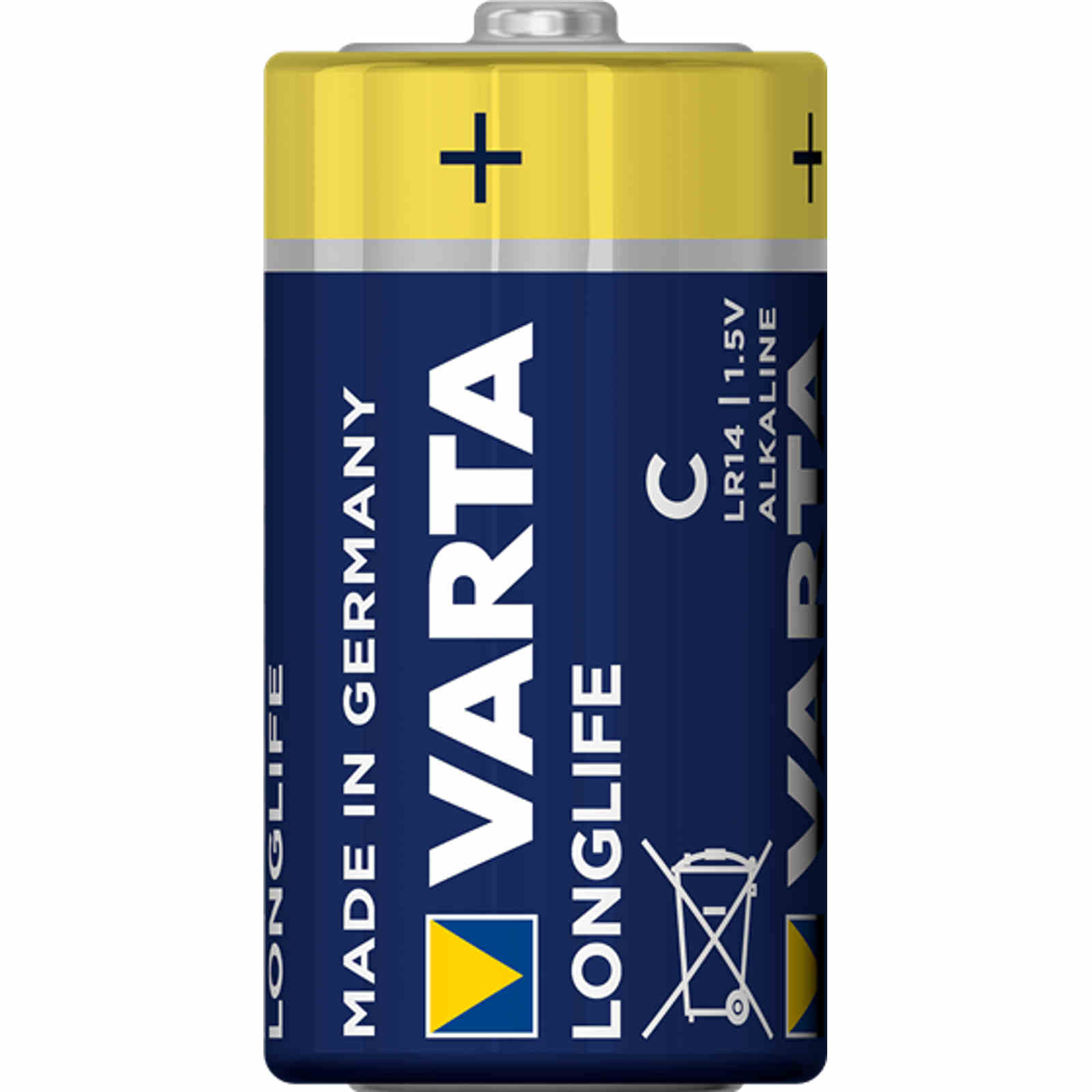 Varta Longlife C LR14 Baby 1,5 V Alkaline Batterie MN1400 bulk 4114