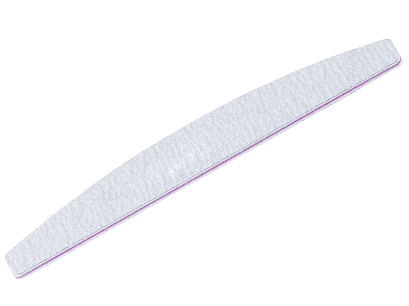 EWANTO Nagelfeile doppelseitig Halbmond Form 179 mm x 28 mm x 4 mm waschbar 100/180 Körnung Farbe Grau Rosa Maniküre Feile für Nagelpflege von Fingernägeln HH-22