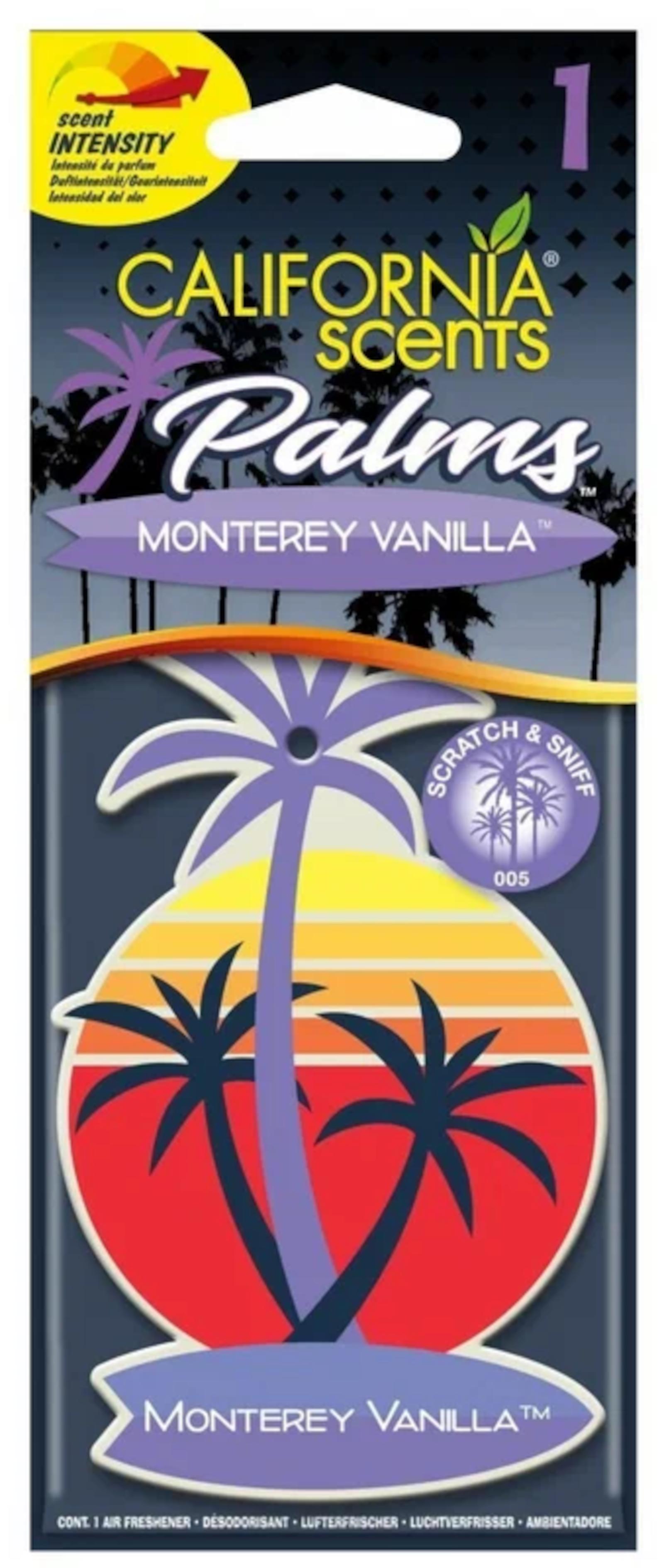 California Scents 1er California Scents Palms Monterey Vanilla  Lufterfrischer - California Scents E302689600