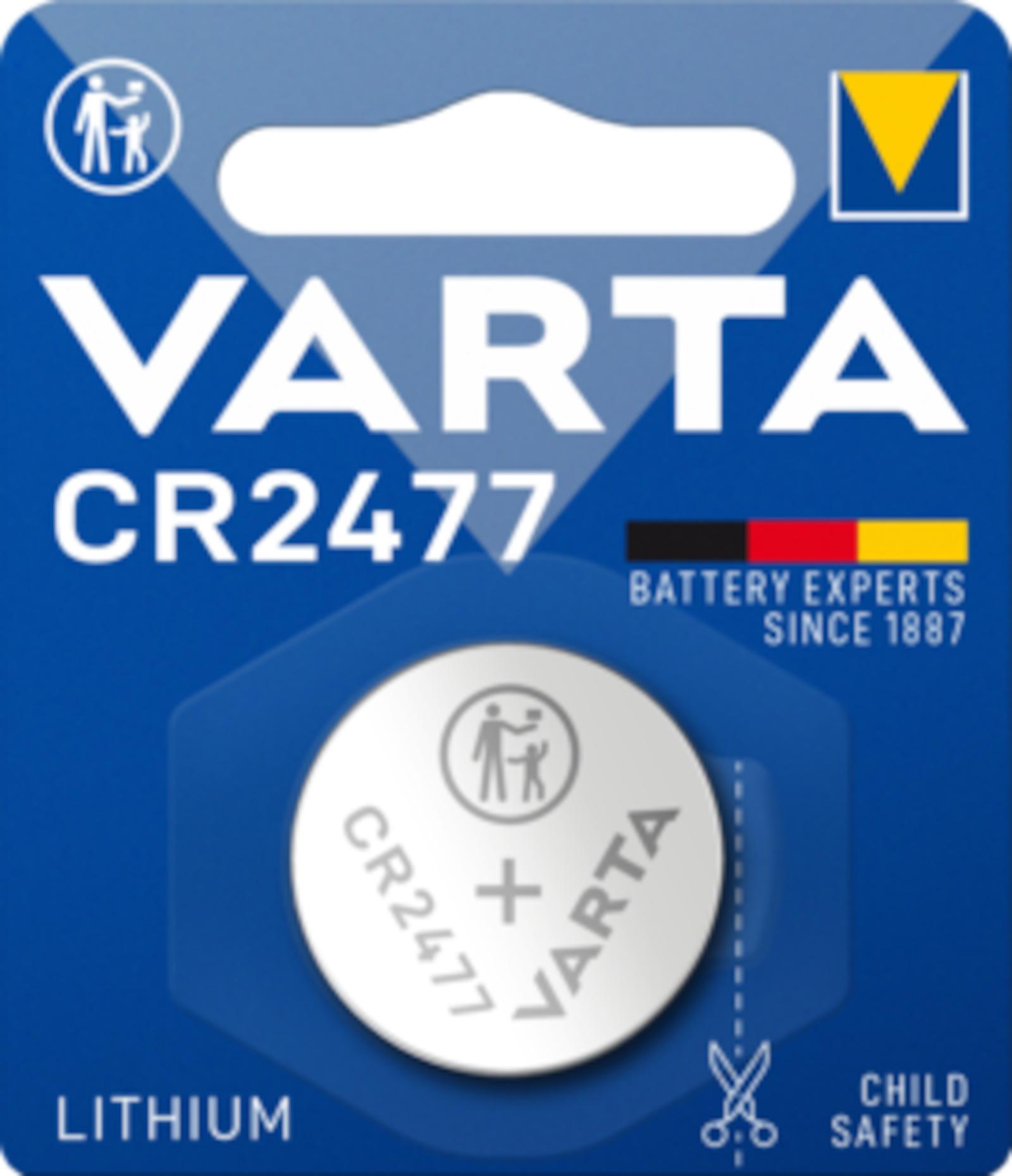 Varta 10x CR2477 Knopfzelle 1er Lithium Coin 850 mAh 3V 06477