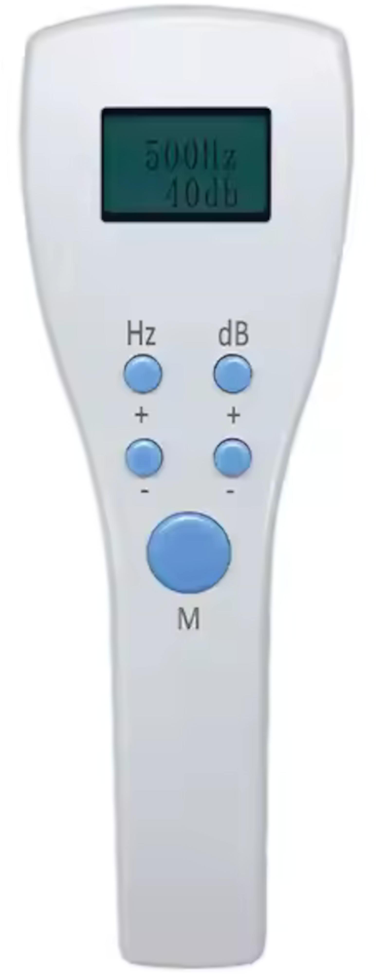 EWANTO AudiScan Tragbares Audiometer, LCD-Bildschirm für Hörtest, Hörscreener in der Hand, mit Audiocup-Kissen AUSC-01