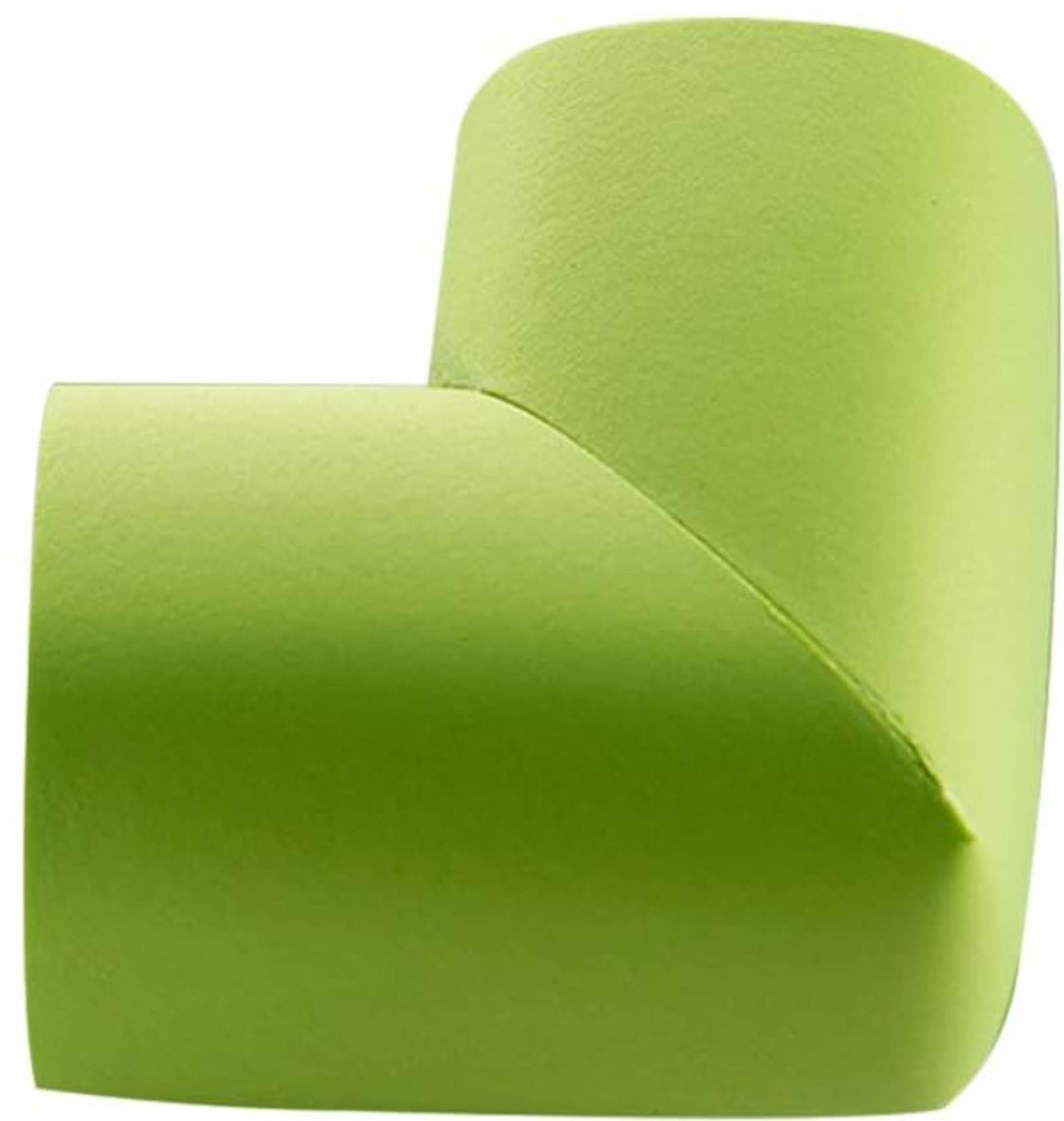 EWANTO 20er Tisch Sicherheits Eckenschutz aus Schaumstoff Grün Selbstklebendes Kissen, Kantenschutz mit Kleber Stoßschutz Kindersicherung KSBGRÜ-01