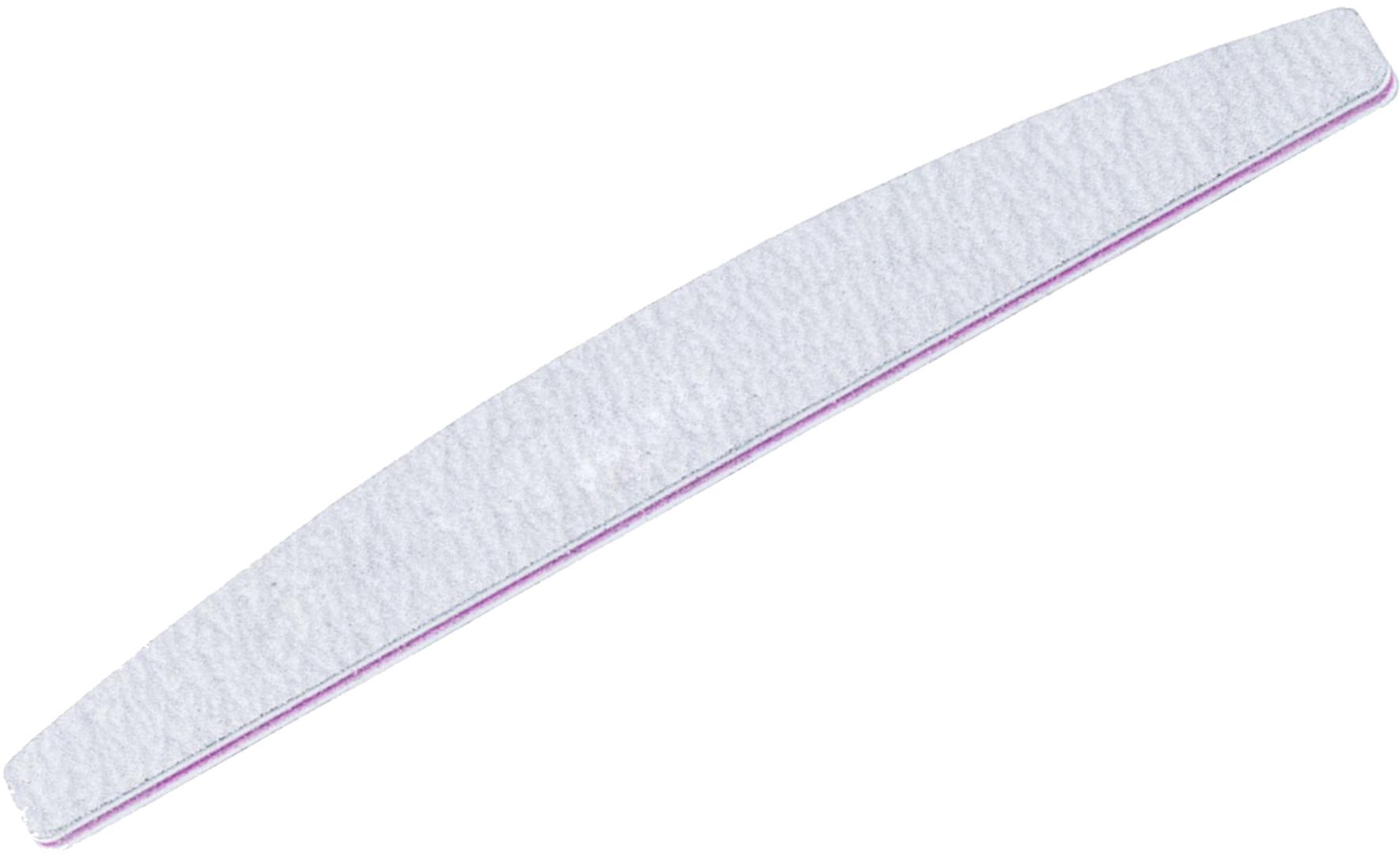 EWANTO Nagelfeile doppelseitig Halbmond Form Maniküre Feile für Nagelpflege von Fingernägeln NAFL-01