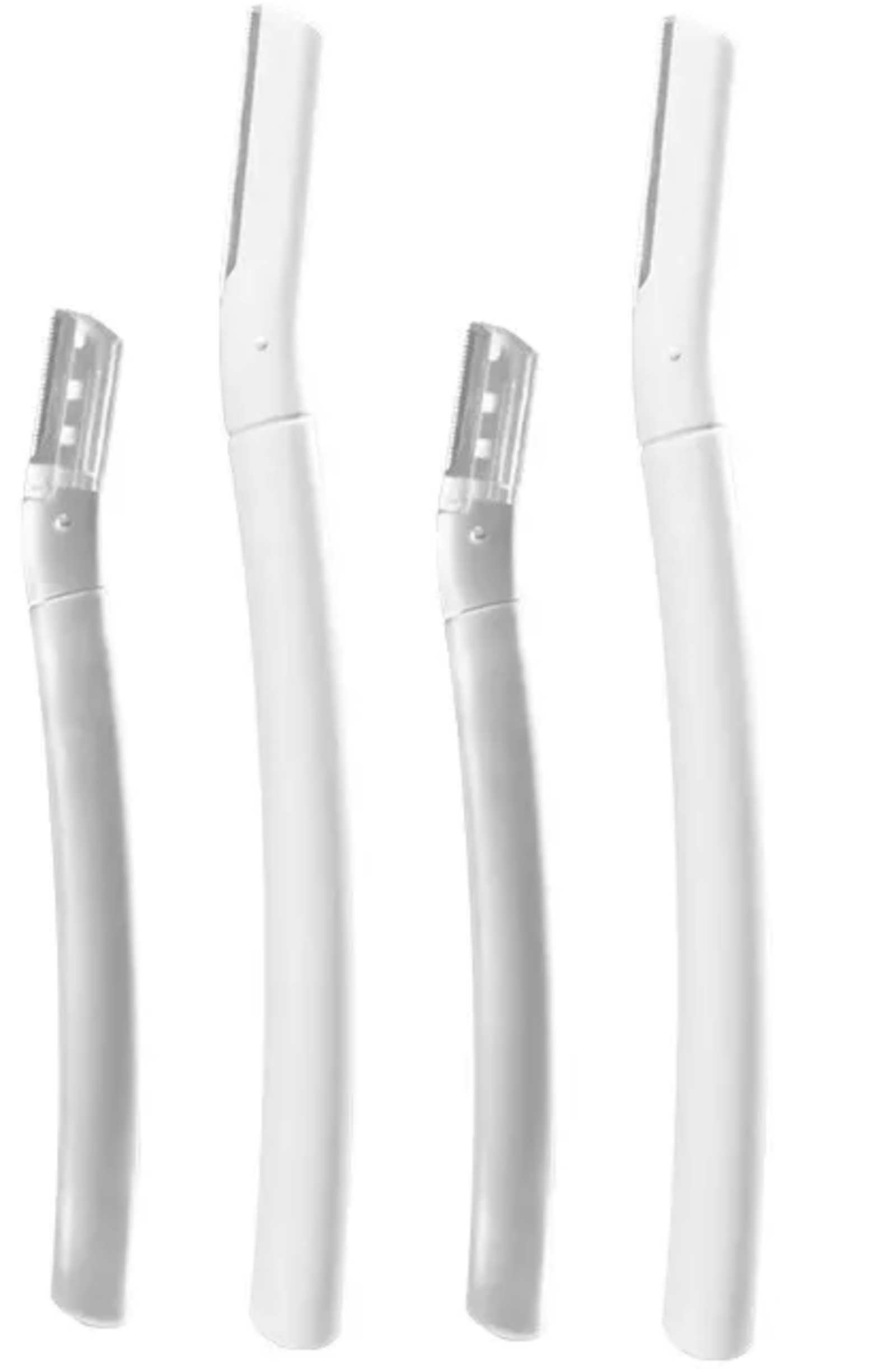EWANTO Augenbrauenrasierermesser 4er Gesicht Rasiermesser Rasierklingen Beauty Eyebrow Shaper  Weiß und transparent AR-02