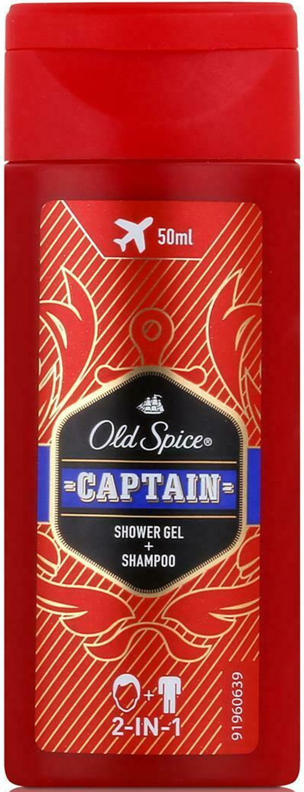 Old Spice 30x Duschgel Captain 2in1 Reisegröße 50 ml