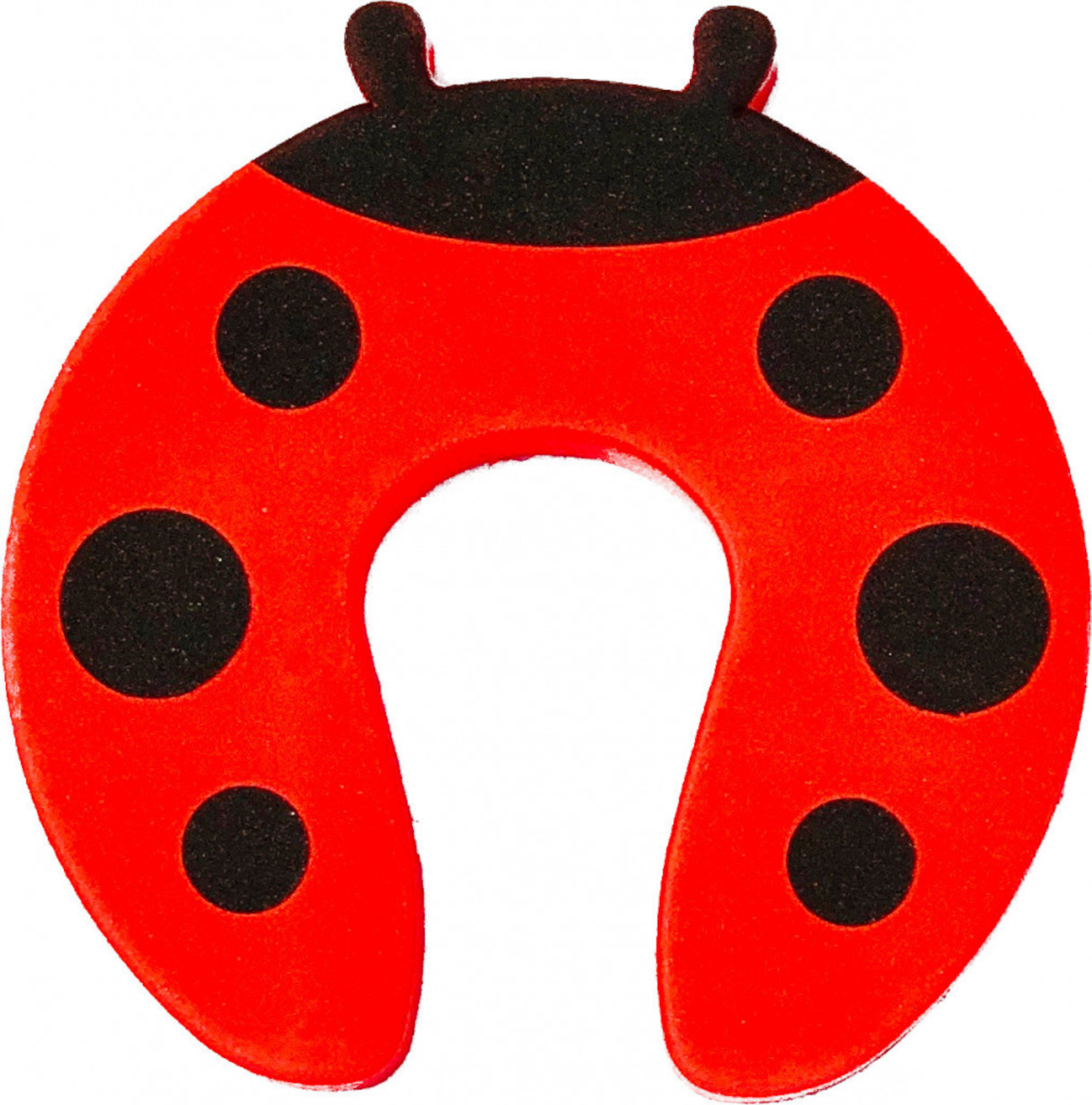 EWANTO Türstopper Marienkäfer für Kinder und Haustiere aus Schaumstoff Finger Fensterstopper Einklemmschutz Kindersicherung TSK-01