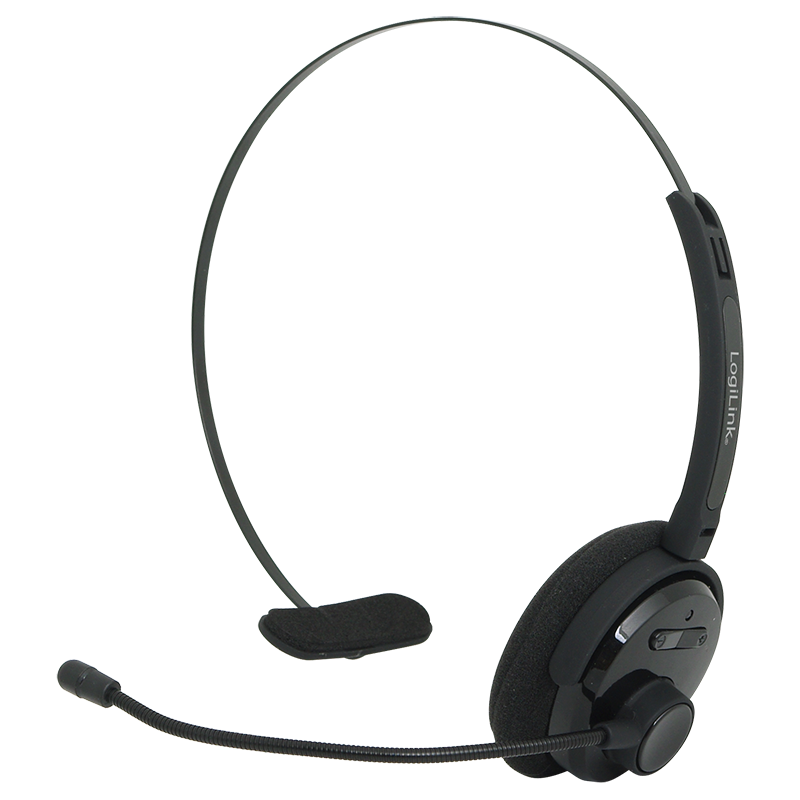 LogiLink Bluetooth Headset, Mono, with headband and microphone BT0027